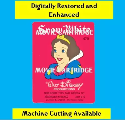 Buy Fisher Price Movie Viewer Cartridge LITHO DISNEY SNOW WHITE 479 Decal Sticker • 4.66£