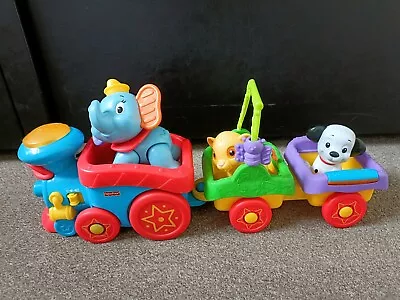 Buy Fisher Price Animals Disney Sing Along Choo Choo Train  Dumbo Simba Lucky Toys  • 9£