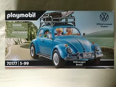 Buy PLAYMOBIL 70177 Volkswagen Beetle Car Set - 52pcs - Blue • 26.99£