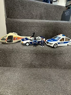 Buy Playmobil Police Vehicles And Figures + Helicopter Spares & Repairs • 3£