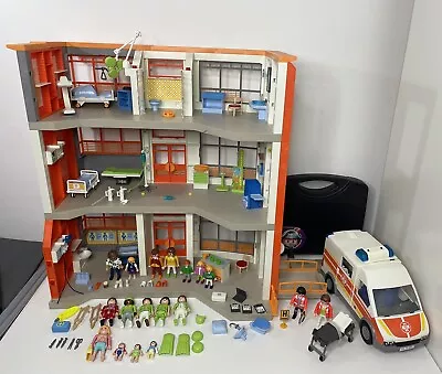 Buy Playmobil City Life Childrens Hospital Set (6657)+ Set(6443) Abulance 6685 • 84.99£