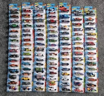 Buy Hot Wheels Massive Job Lot Bundle Of 114 On Cards In Mint Condition  • 134.74£