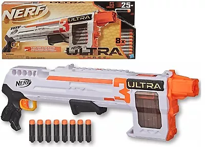 Buy Nerf Ultra Three Pump Action Blaster 8 Darts Ages 8+ Toy Gun Fire Blast Game Fun • 59.91£
