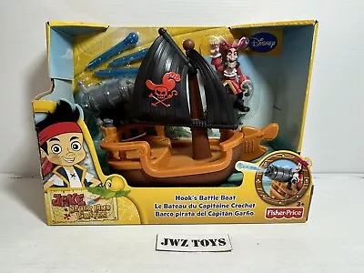 Buy 2012 Jake And The Neverland Pirates - Hooks Battle Boat - Ship Playset - NEW • 27.99£