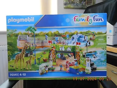 Buy Playmobil 70341 Large City Zoo Playset With Animals New & Sealed 213 Pieces • 60£