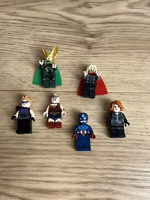 Buy Lego Marvel Mini Figure Bundle Includes Hawkeye, Black Widow, Thor, Loki • 9.99£