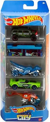 Buy Hot Wheels Set Of 5 Toy Cars, Extreme Race Assorted Styles, Toy Vehicles In 1:6 • 9.87£