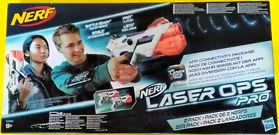 Buy Hasbro Nerf Laser Ops Blaster Battle Ready 2 Pack Pistols NEW RARE • 40£