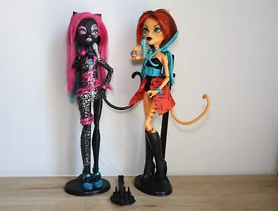 Buy Monster High Catty Black & Toralei Fierce Rockers • 132.53£