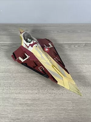 Buy Star Wars Obi-Wan Kenobi's Jedi Starfighter Attack Of The Clones Toy Hasbro 2001 • 12.99£