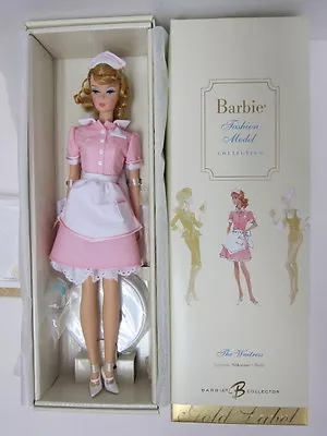 Buy  Barbie  Silkstone Waitress 2006 Beautiful In Original Unopened Box!! • 418.99£