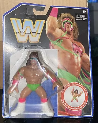 Buy WWE/WWF Ultimate Warrior  Mattel Retro Series 1 2018 Hasbro Style MOC • 20£