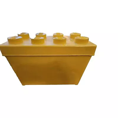Buy Lego Storage Brick Box Classic Large Yellow Empty 8 Stud 10696 • 9£