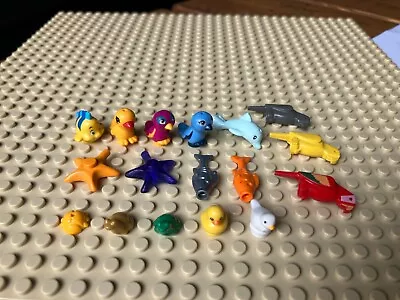 Buy Lego Animals Fish , Bird , Frog , Parrot , Starfish , Dolphin , Flounder (78) • 0.99£