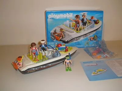 Buy Playmobil Speed Boat & Family Set 4862, 100% Comple Mint, Not Played + Boxed. • 12£