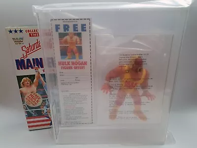 Buy Hasbro WWF 1991 - Hulk Hogan - Silver Vision UK Mail Away - VHS UKG Rare WWE WCW • 2,999.99£