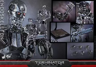 Buy New Hot Toys MMS352 Terminator: Genesis - Terminator Skeleton 1/6 Scale Figure • 459.89£