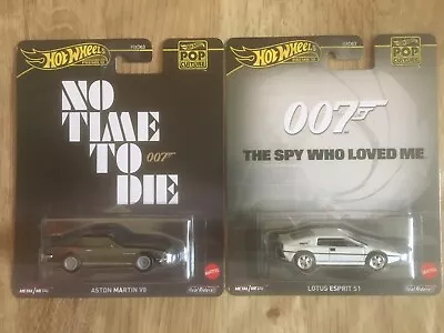 Buy Hot Wheels Premium Pop Culture 007 James Bond - Aston Martin & Lotus - Freepost • 22.50£