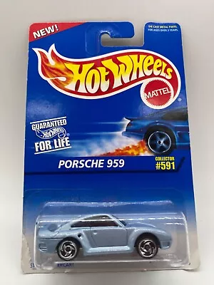 Buy Hot Wheels Porsche 959 #591 Light Blue 1996 Sealed • 6.95£