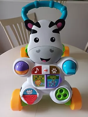 Buy Fisher-Price Learn With Me Zebra Walker Baby Walker Learn To Walk Animal Walker • 13£