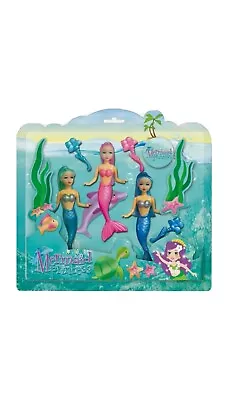 Buy Mermaid Princess Dolls Set Of 3 Girls Toys Play Time Fun Xmas Gift Kids Toy New • 6.99£