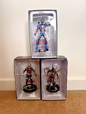 Buy Eaglemoss Marvel Movie Collection Figures X3 Ant-Man Iron Patriot • 10£