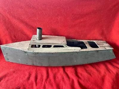 Buy Vintage Live Steam Boat Model Boat. Restoration Project. 60cm Long • 40.52£