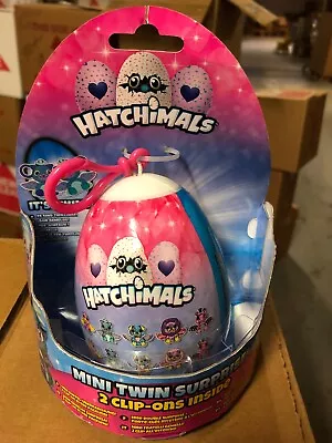 Buy Hatchimals Mini Twin Surprise Clip On Plush Figures, Two Fluffy Animals To Love • 10.67£