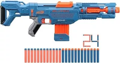 Buy Nerf Elite 2.0 Echo CS-10 Dart Blaster 24 Nerf Elite Darts 10-Dart Clip Kids Toy • 24.95£