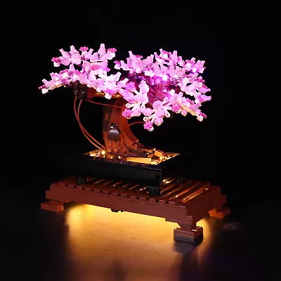 Buy LocoLee LED Light Kit For Lego 10281 Pink Bonsai Tree Plant ​Model Lighting Set  • 34.99£