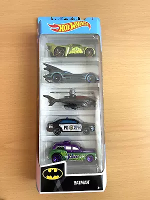 Buy Hot Wheels | Batman 5 Pack | New Collectible Toy Model Diecast Cars • 19.99£