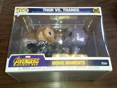 Buy Pop! #707 Movie Moments Thor Vs Thanos Marvel Vinyl Funko Figure (box Ss1) • 23.49£