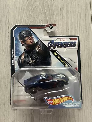 Buy RARE 2017 HOT WHEELS CAPTAIN AMERICA Marvel Avengers Infinity War Character Cars • 29.99£