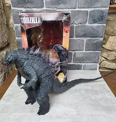 Buy Neca Roaring Godzilla 12  Tall 24  Long Deluxe Figure 2014 Working Damaged Box • 125£