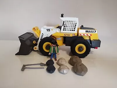 Buy Playmobil 4038 Maxx7 Digger Front Loader Digger Construction Excavator • 39.99£