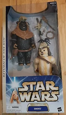 Buy Hasbro Star Wars 12  Ewoks Figures Brand New Sealed Misb Esb Rotj Figure 12 Inch • 99.99£