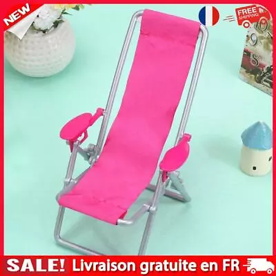 Buy Plastic Beach Chair Home Decor Crafts Mini Leisure Chair Ornament For Doll House • 3.44£