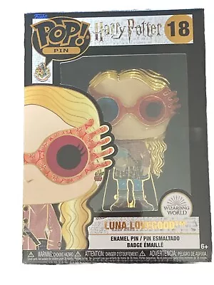 Buy Funko POP! Harry Potter Luna Lovegood Large Enamel Pin #18 New • 4.99£