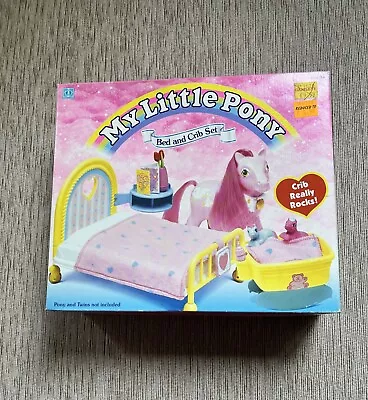 Buy My Little Pony Bed And Crib Set - Vintage 1990s Play Set - Very Rare • 575£