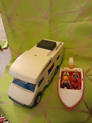 Buy Playmobile Camper Van And Speedboat • 10£