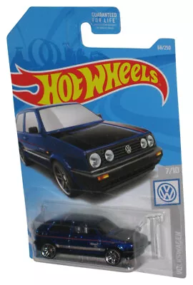 Buy Hot Wheels Volkswagen Golf MK2 (2017) Mattel Blue Toy Car 68/250 • 19.43£