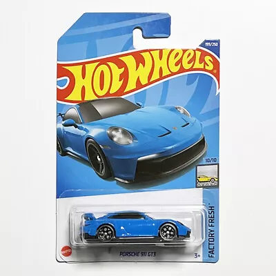 Buy Hot Wheels 2022 Porsche 911 GT3 (Blue) Factory Fresh • 8.41£