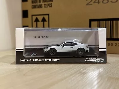 Buy 1/64 Inno64 Toyota 86 Initial D Livery White Black • 23.99£