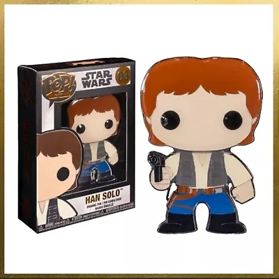 Buy Funko Pop Star Wars Han Solo No 03 Enamel Pin Badge With Stand New In Box  • 12£