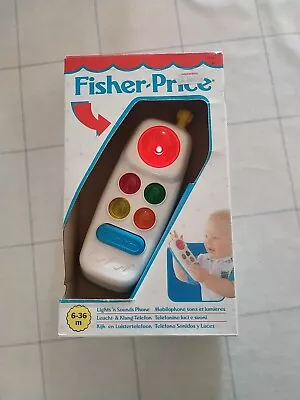 Buy Fisher Price Vintage Phone Lights And Sounds Original Box • 2.50£