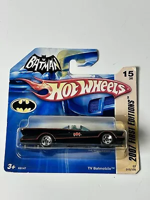 Buy NEW Vintage Hot Wheels 1966 TV Series Batmobile 2007 Models 1:64 Diecast Car(EB) • 7.99£