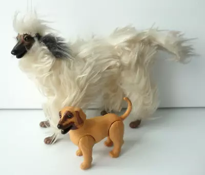 Buy Barbie Vintage Beauty Dog Afghan + Puppy Dog Doll Collection 80's 90s • 0.84£