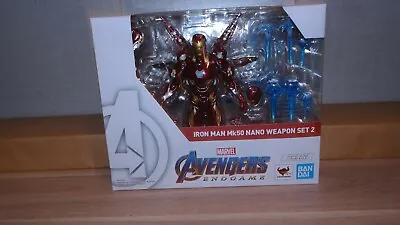 Buy S.H. Figuarts Iron Man MK-50 Nano Weapon Set 2 Avengers Endgame Bandai Figure • 70.82£