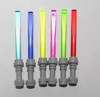 Buy Lego 6  Lightsaber  For Minifigure Star Wars Ideal For Yoda Obi Vader Mace Windu • 3.25£