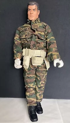 Buy Pawtuckett Hasbro Action Man Figure 1994 , C-023B,  Camouflage & White Ammo Belt • 12.99£